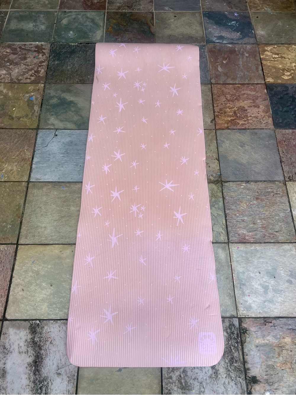 C&C California Pink Star Print Yoga Mat